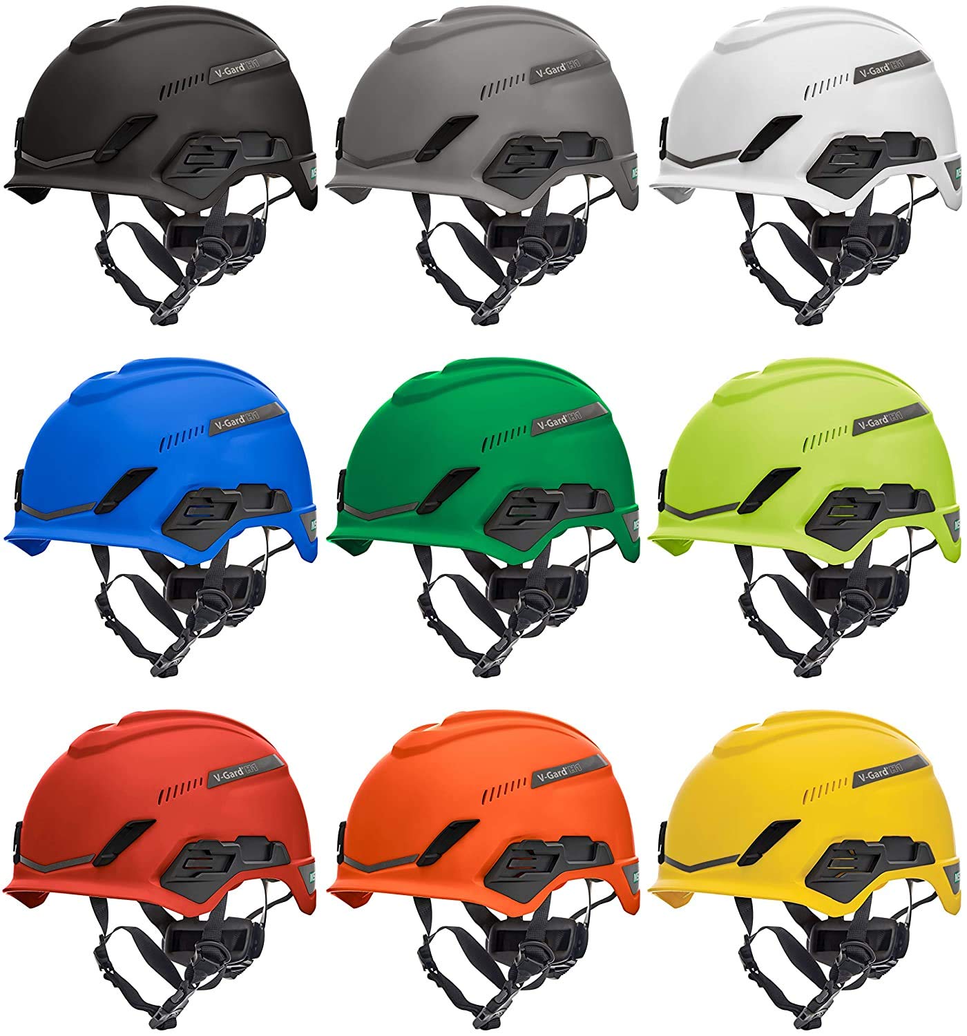 MSA MSA - Brandclub - MSA 10204346 H1 V-Gard Helmet With Fas-Trac III